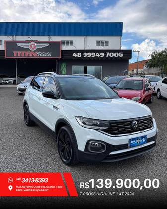 VOLKSWAGEN T-CROSS 1.4 250 TSI TOTAL FLEX HIGHLINE AUTOMÁTICO